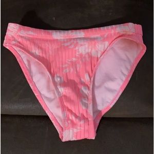 Pink bathing suit bottoms, size S